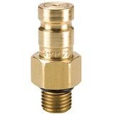 PD Style Brass test port Nipple - Diag Fluid Sampling Couplings